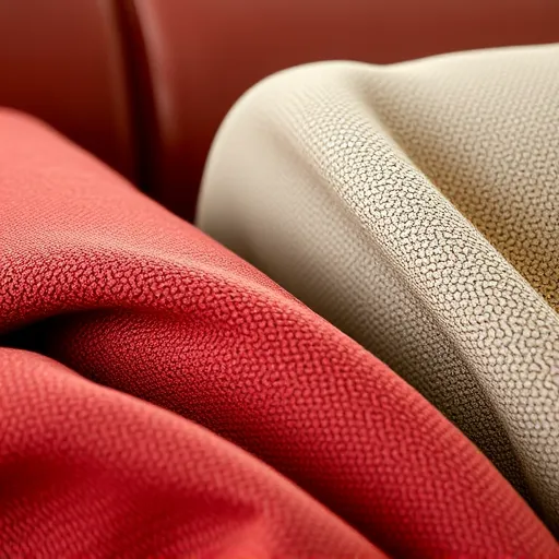 An elegant close-up image of high-quality sofa fabric in a variety of colors and textures, suitable for upholstery. This image can also serve as an alt description highlighting the craftsmanship of sofa services in Jaww. Sofa Service in Jaww Sofa Repair Bahrain