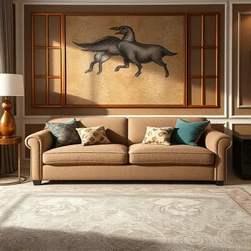 Sofa Upholstery in Al Jubaylat Generate an artistic image of a variety of sofa upholstery fabrics displayed in an elegant setting. This image should be suitable as an alt description, highlighting the textures and colors available for sofa upholstery in Al Jubaylat. Sofa Upholstery in Al Jubaylat Sofa Repair Bahrain